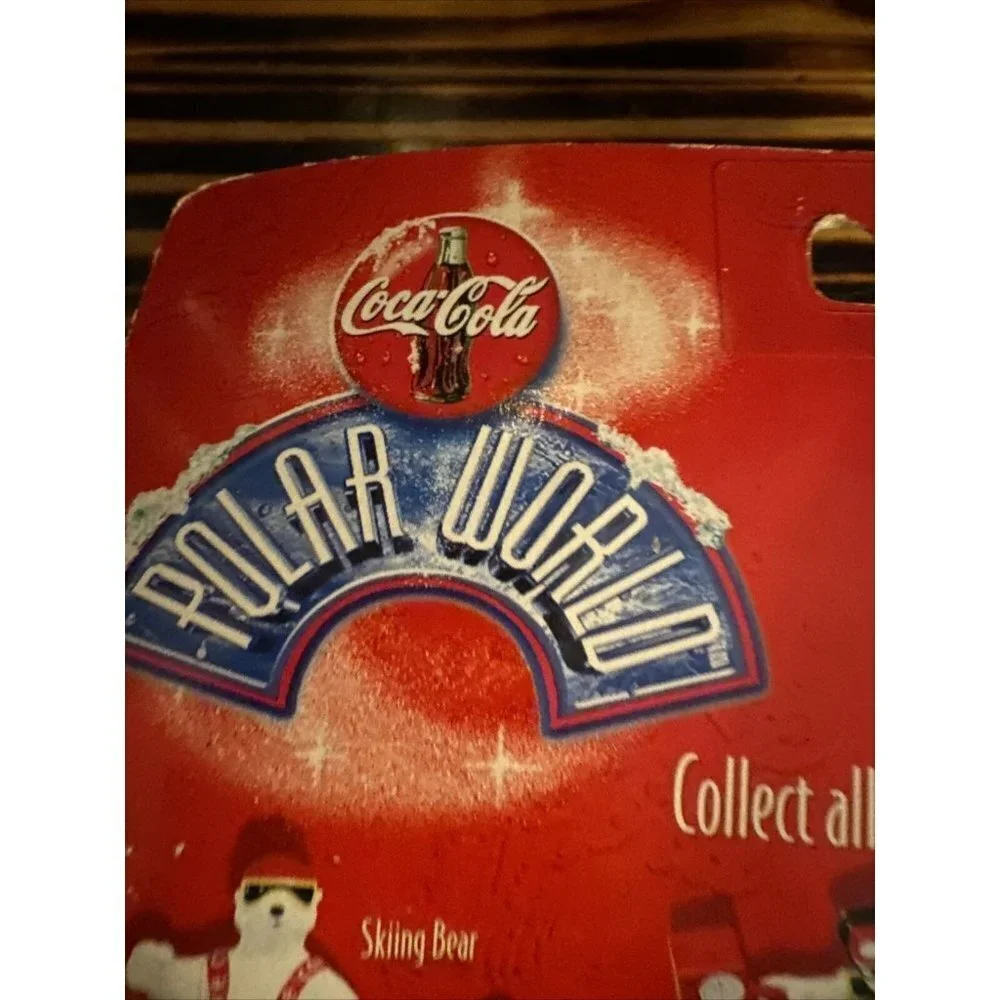 Coca-Cola Wind-Up Polar Crew Boom‎ Box Bear Mix & Match Play Set Vintage New